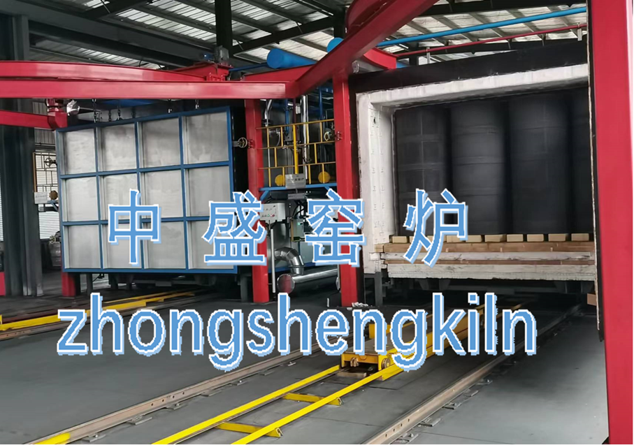 20噸特碳制品車底式焙燒爐