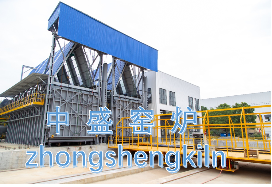 100噸特碳制品車(chē)底式焙燒爐